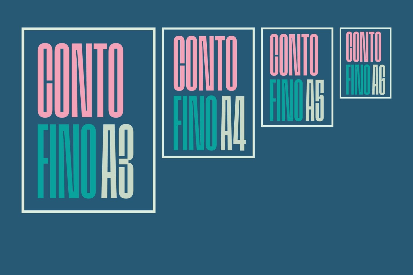 Conto fino A3 + A4 + A5 + A6