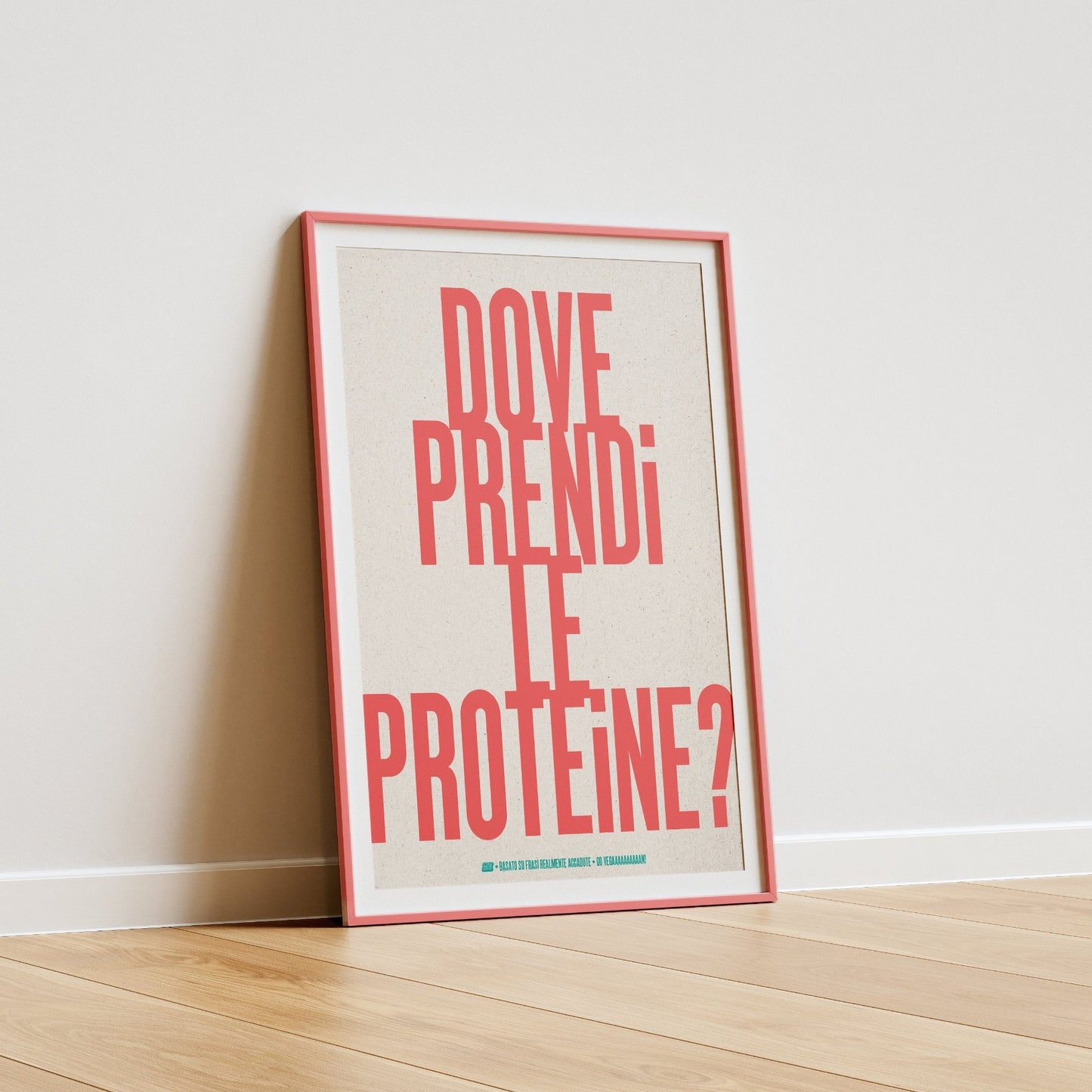 Dove prendi le proteine?