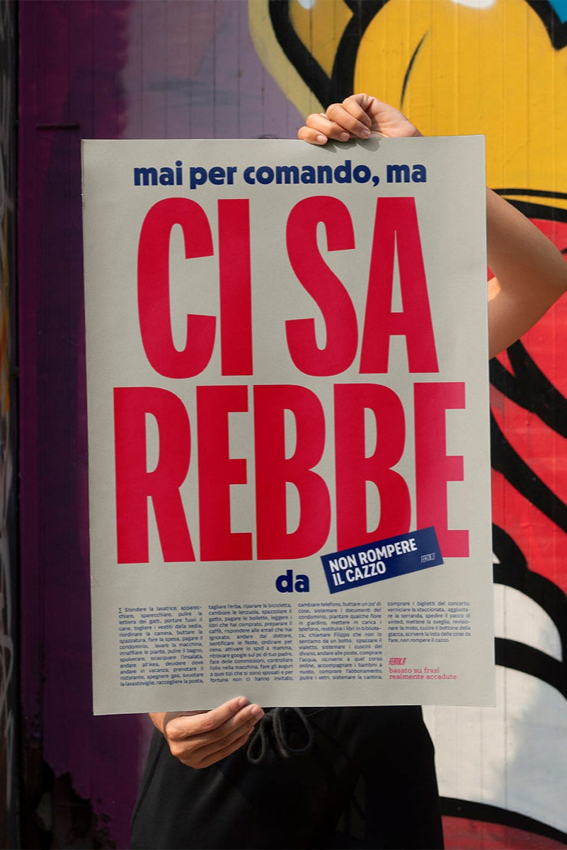 Mai per comando ma ci sarebbe da...