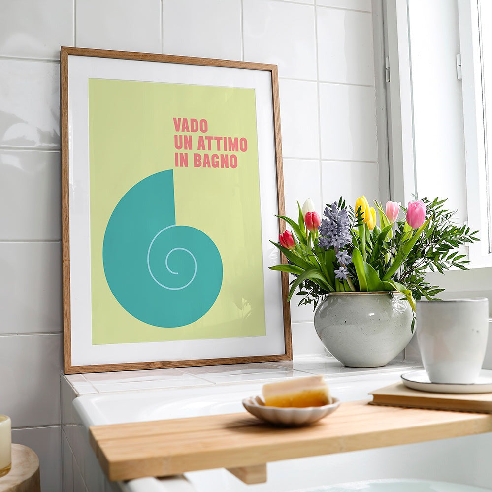 Vado un attimo in bagno