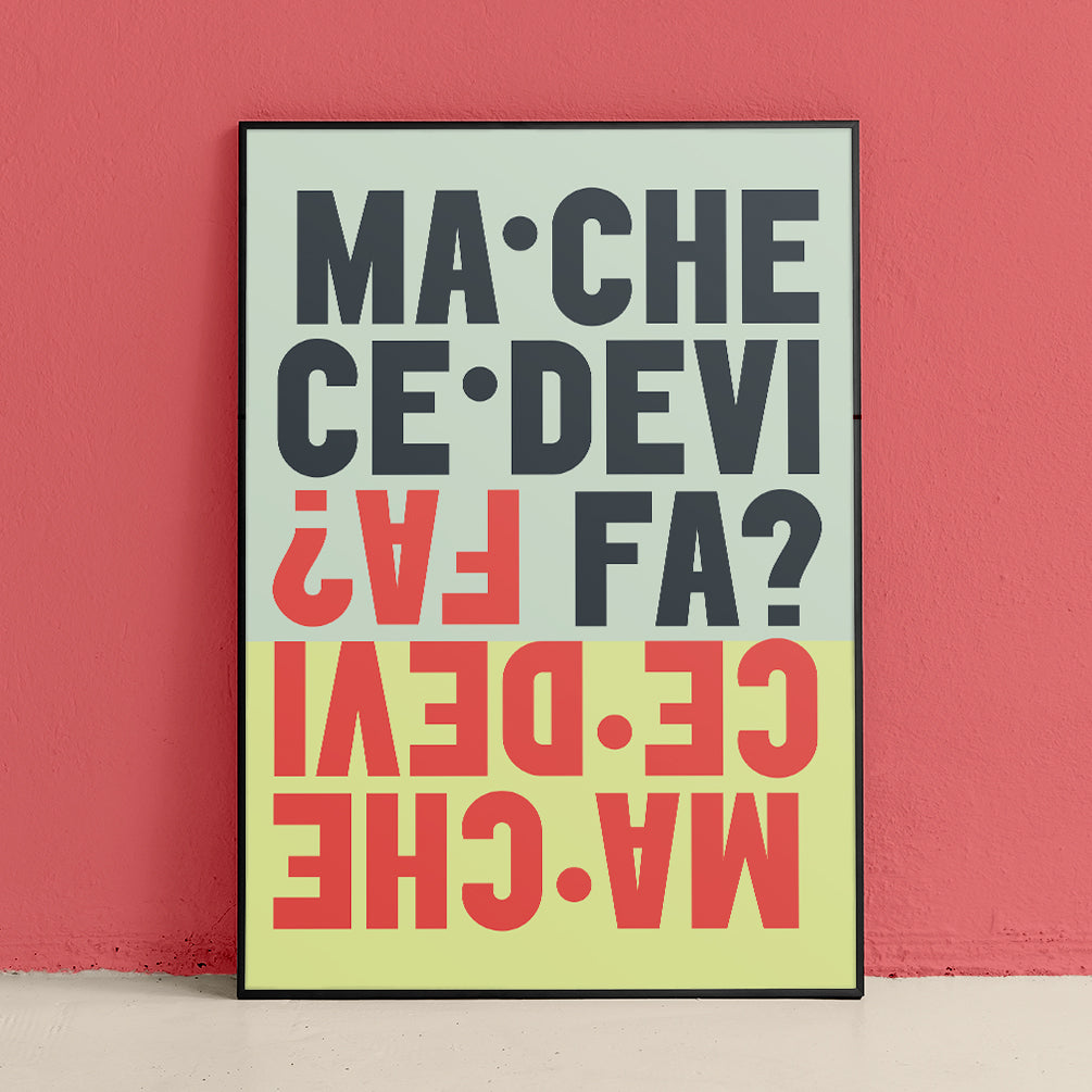 Ma che ce devi fa?