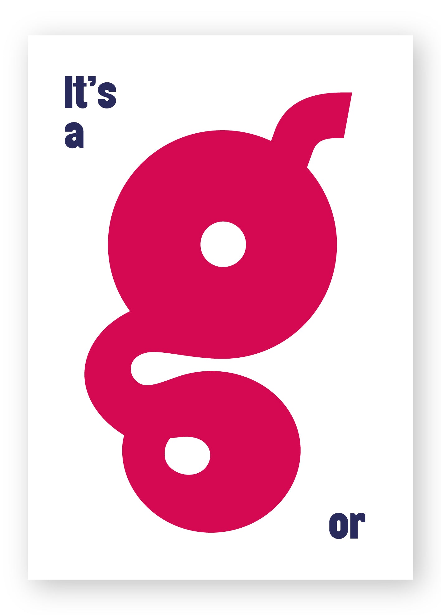 It's a g or
