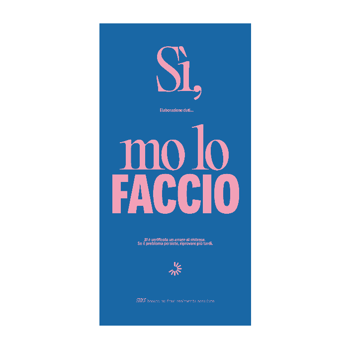 Telo da mare Mo lo faccio - 80x160 cm