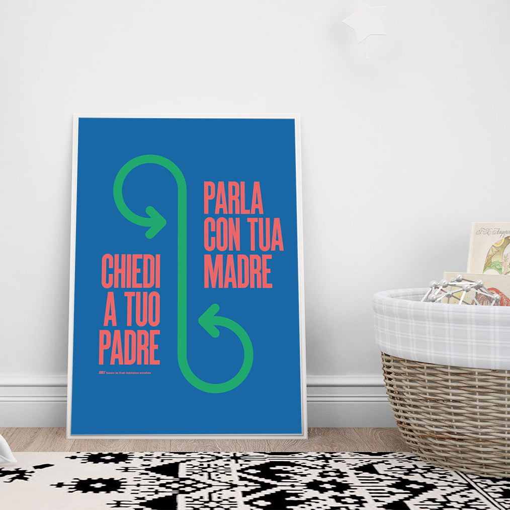 Parla con tua madre <----> Chiedi a tuo padre