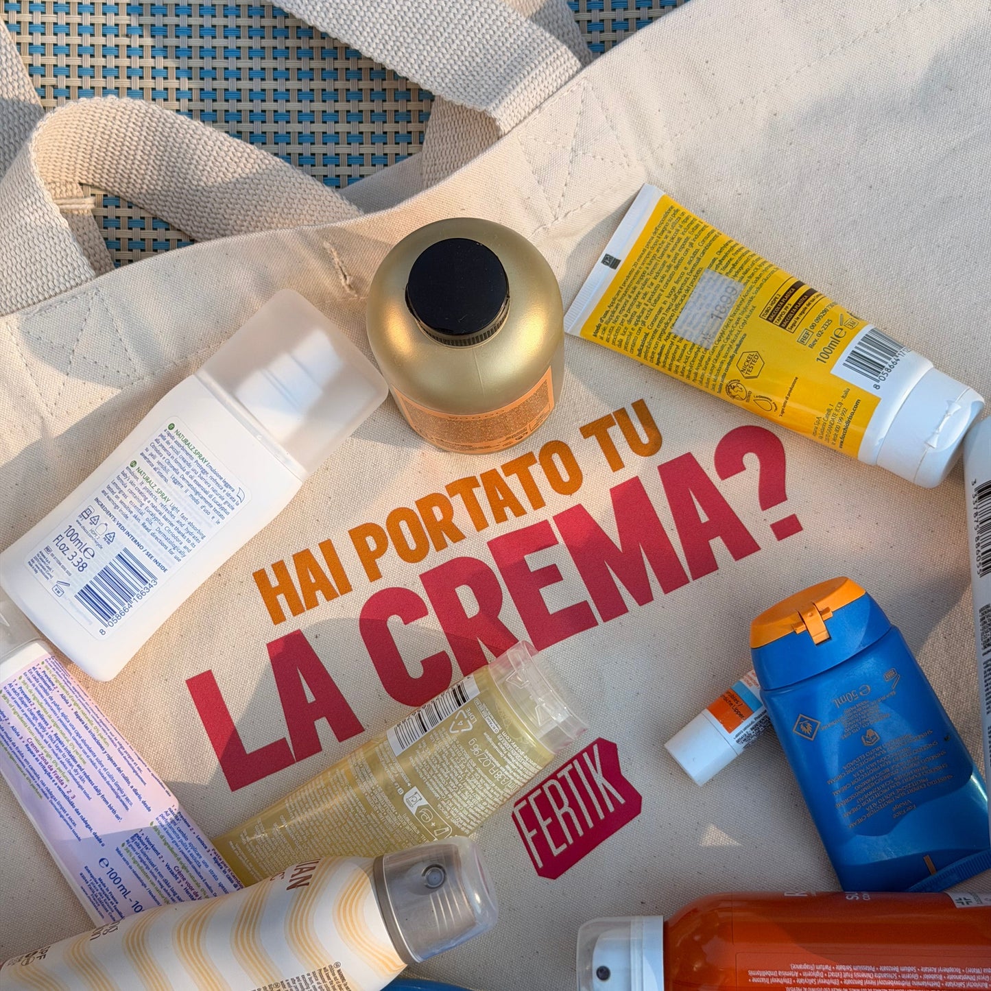 Borsa mare | Hai portato tu la crema?