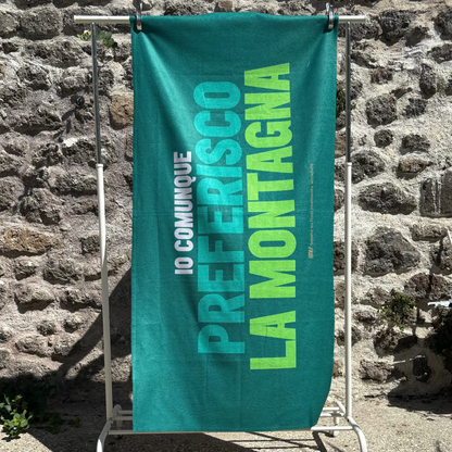 Telo mare | Io comunque preferisco la montagna - 80x160cm
