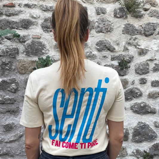 T-shirt in cotone organico unisex| Senti... fai come ti pare