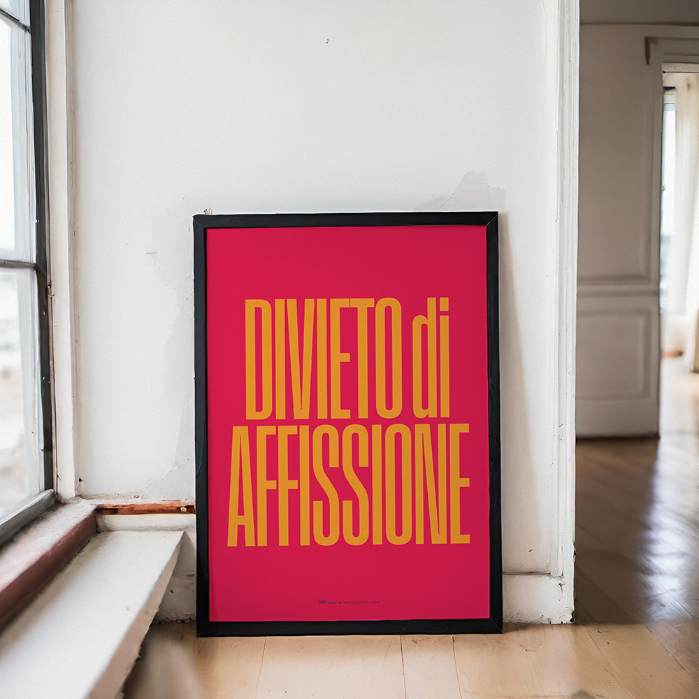 Divieto di affissione