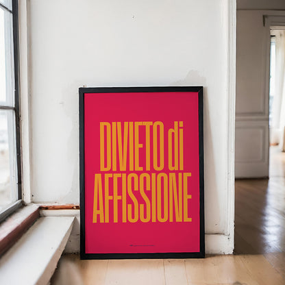 Divieto di affissione
