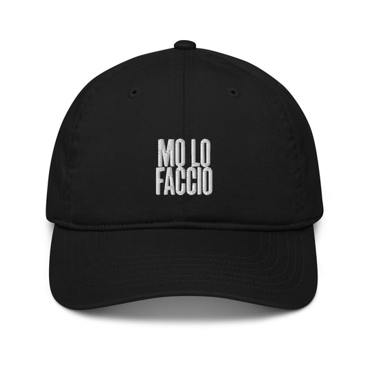 Cappello in tessuto organico con ricamo | Mo lo faccio