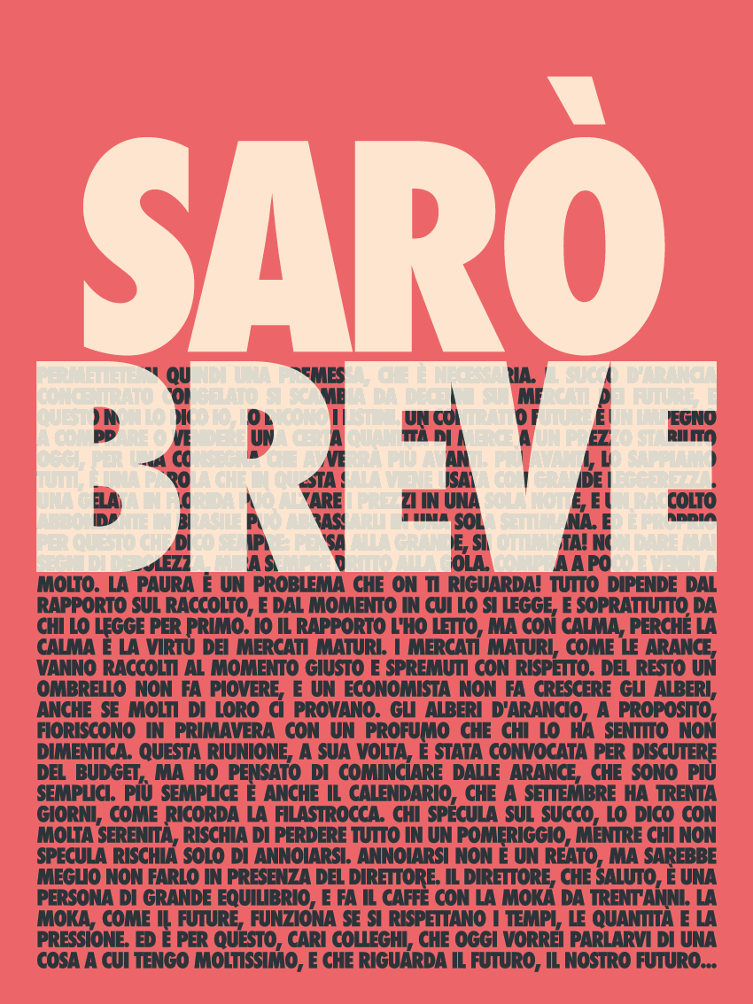 Sarò breve