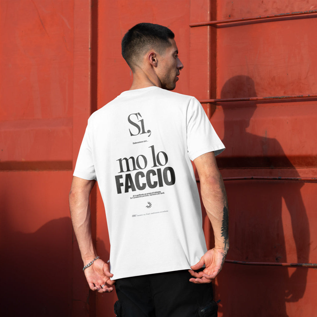 T-shirt in cotone organico unisex| Mo lo faccio
