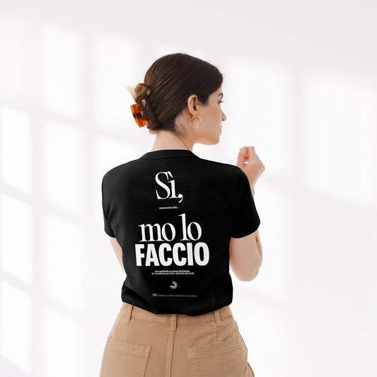 T-shirt in cotone organico unisex| Mo lo faccio