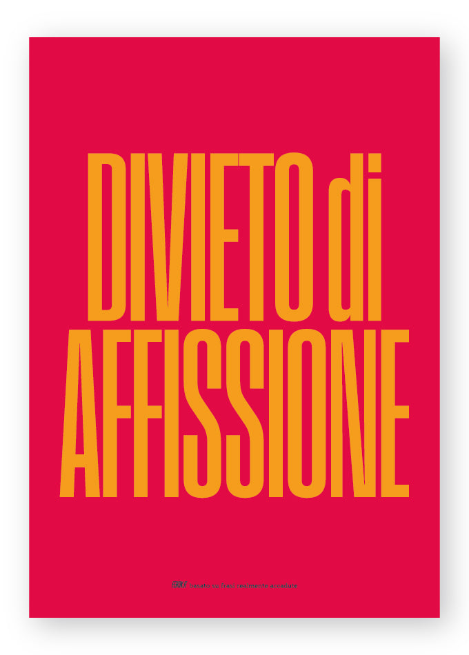 Divieto di affissione