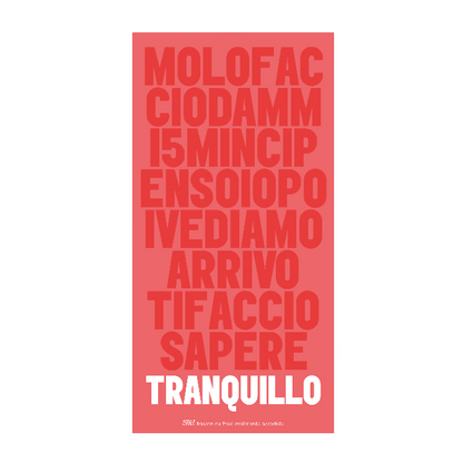 Telo da mare Tranquillo - 80x160 cm