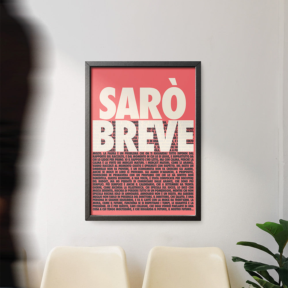 Sarò breve